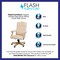 Flash Furniture Ivory Microfiber Classic Executive Office Chair 802-IV-GG - alternate 4